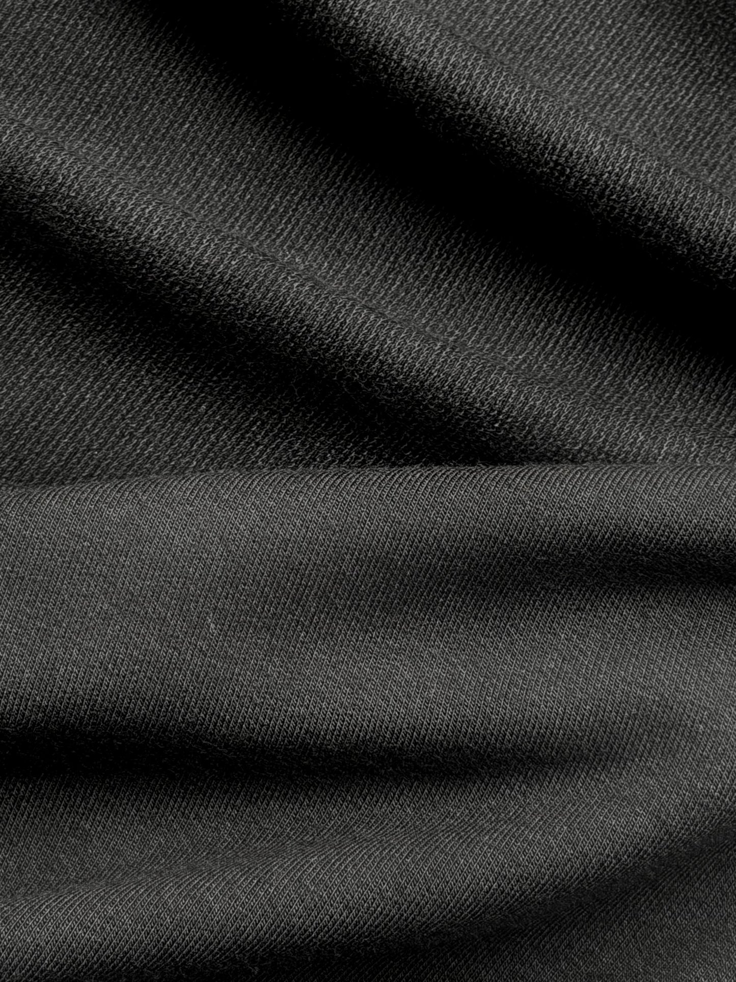 "Black" bamboo v-back leo, long-sleeved