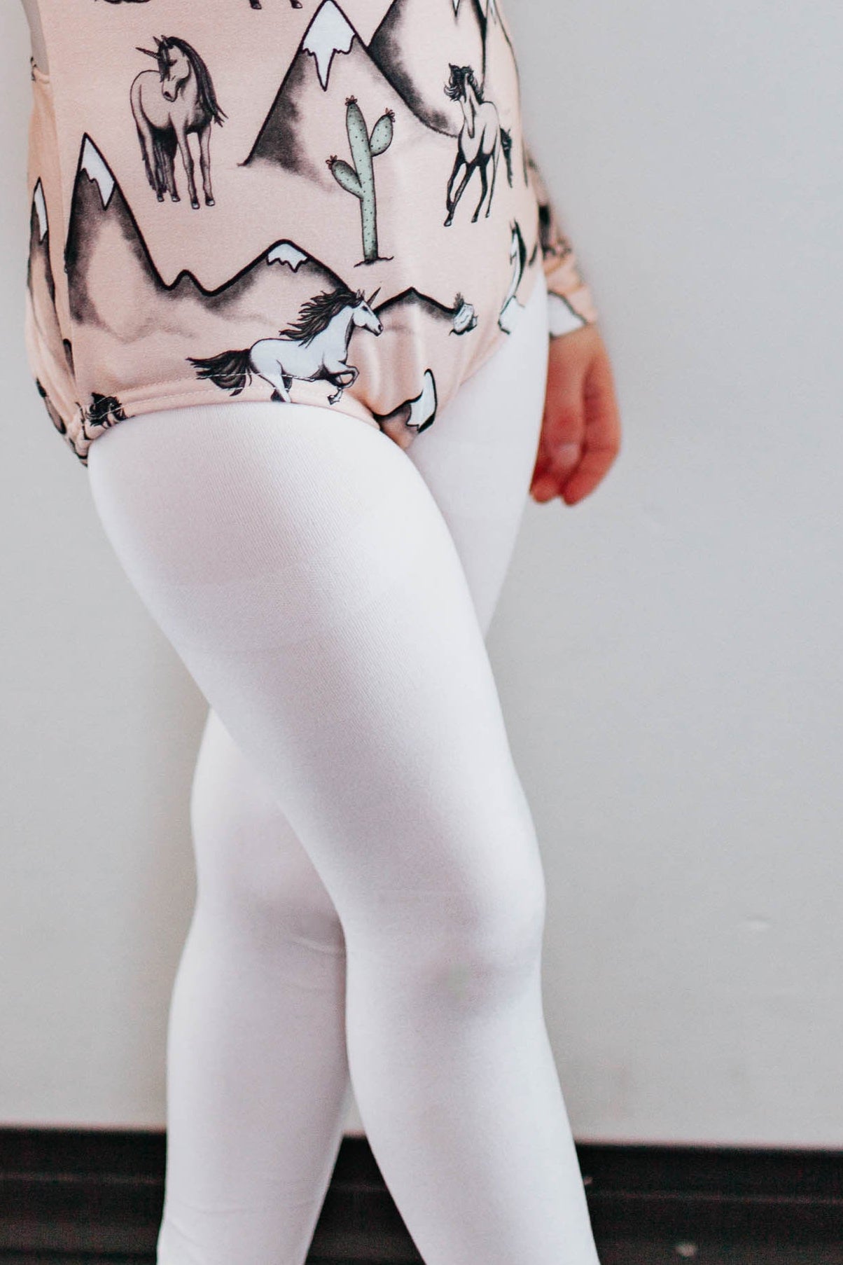 dance tights, white