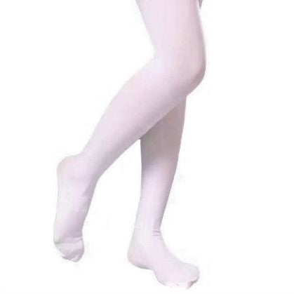 dance tights, white