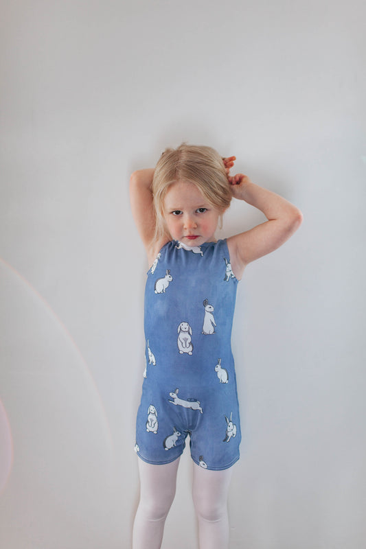 "Petit Lapin" shorty leo, sleeveless